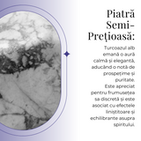 Breloc cu piatra semipretioase de Ametist in forma neregulata 3cm