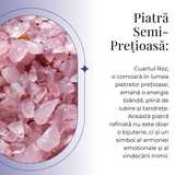Breloc cu piatra semipretioase de Ametist in forma neregulata 3cm