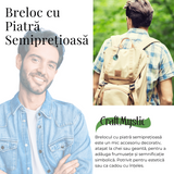 Breloc cu piatra semipretioase de Ametist in forma neregulata 3cm