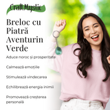 Breloc cu piatra semipretioase de Ametist in forma neregulata 3cm