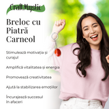 Breloc cu piatra semipretioase de Ametist in forma neregulata 3cm