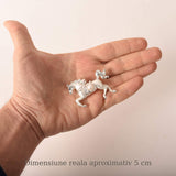 Brosa Cal cu Perla naturala de cultura - Feminitate in miscare