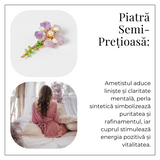 Brosa fluture ametist