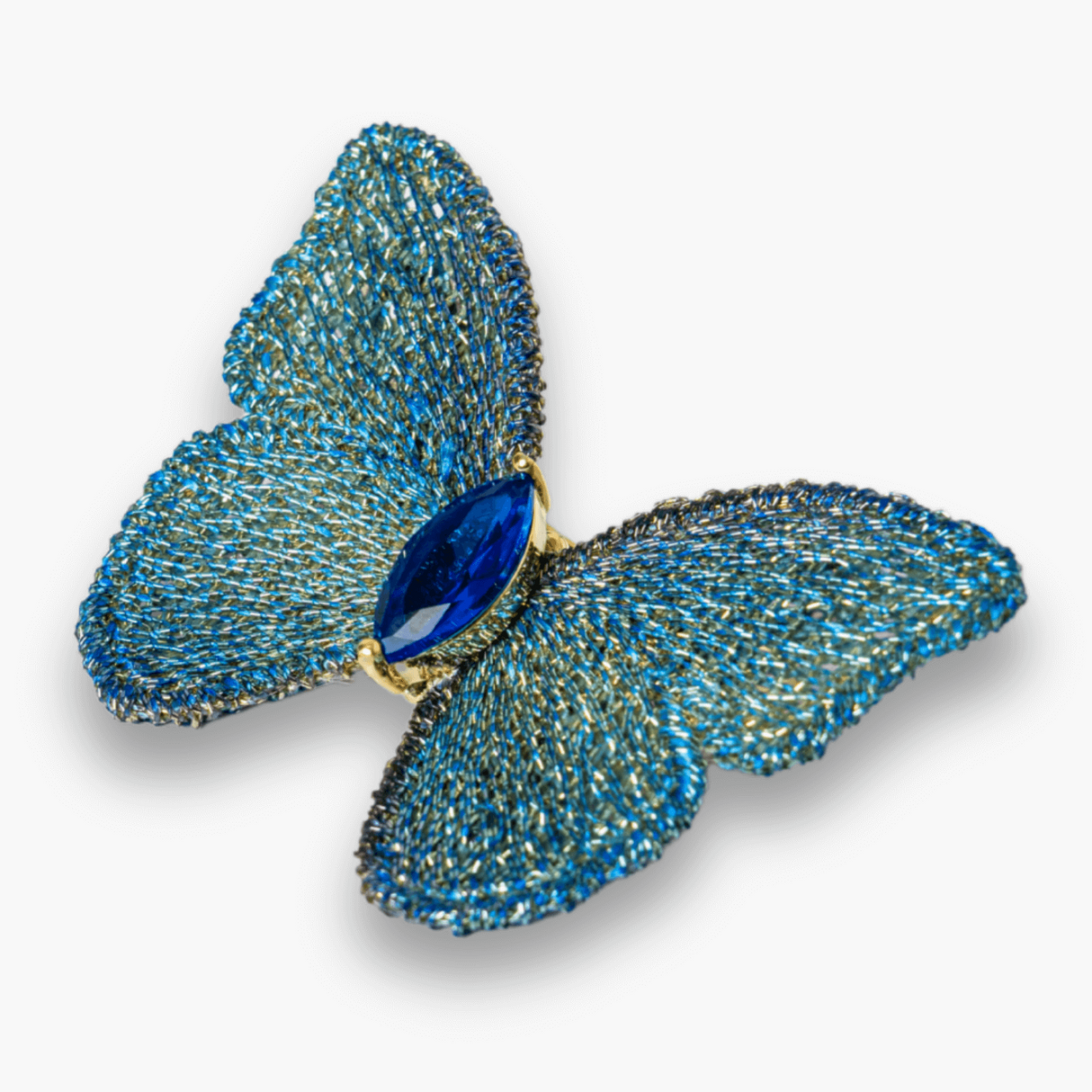 Brosa Fluturas cu Pietre Rhinestone - Stralucire Eleganta si Magie