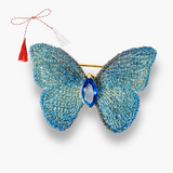 Brosa Fluturas cu Pietre Rhinestone - Stralucire Eleganta si Magie