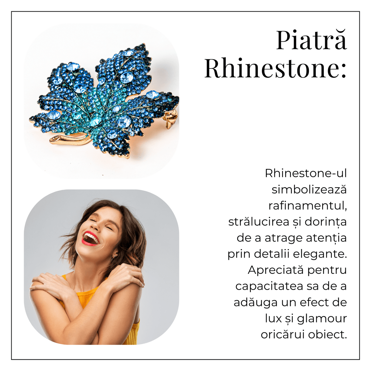 Brosa design frunza de artar cu pietre Rhinestone - Eleganta si rafinament