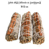 Buchet Salvie Alba California cu Scortisoara - Purificare si Energie Pozitiva