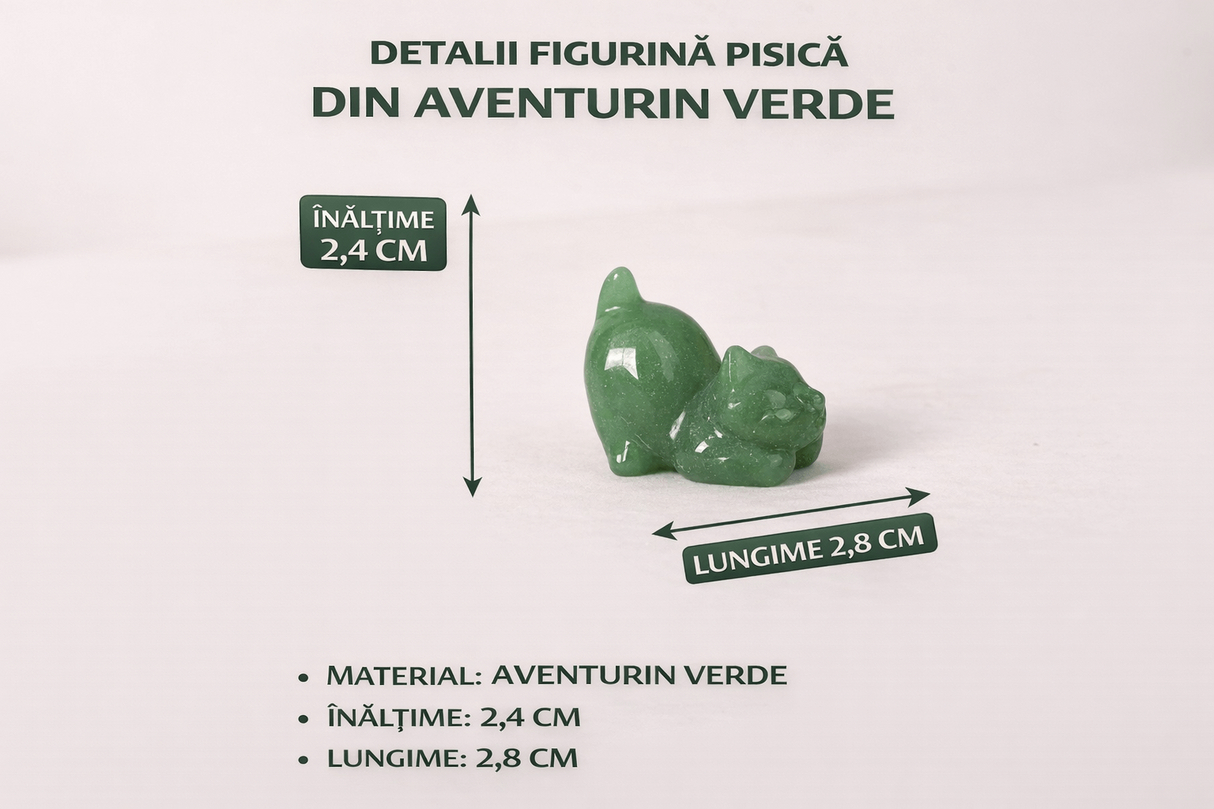 Pisicuta Alintata din Aventurin Verde – Noroc Bland si Inima Linistita