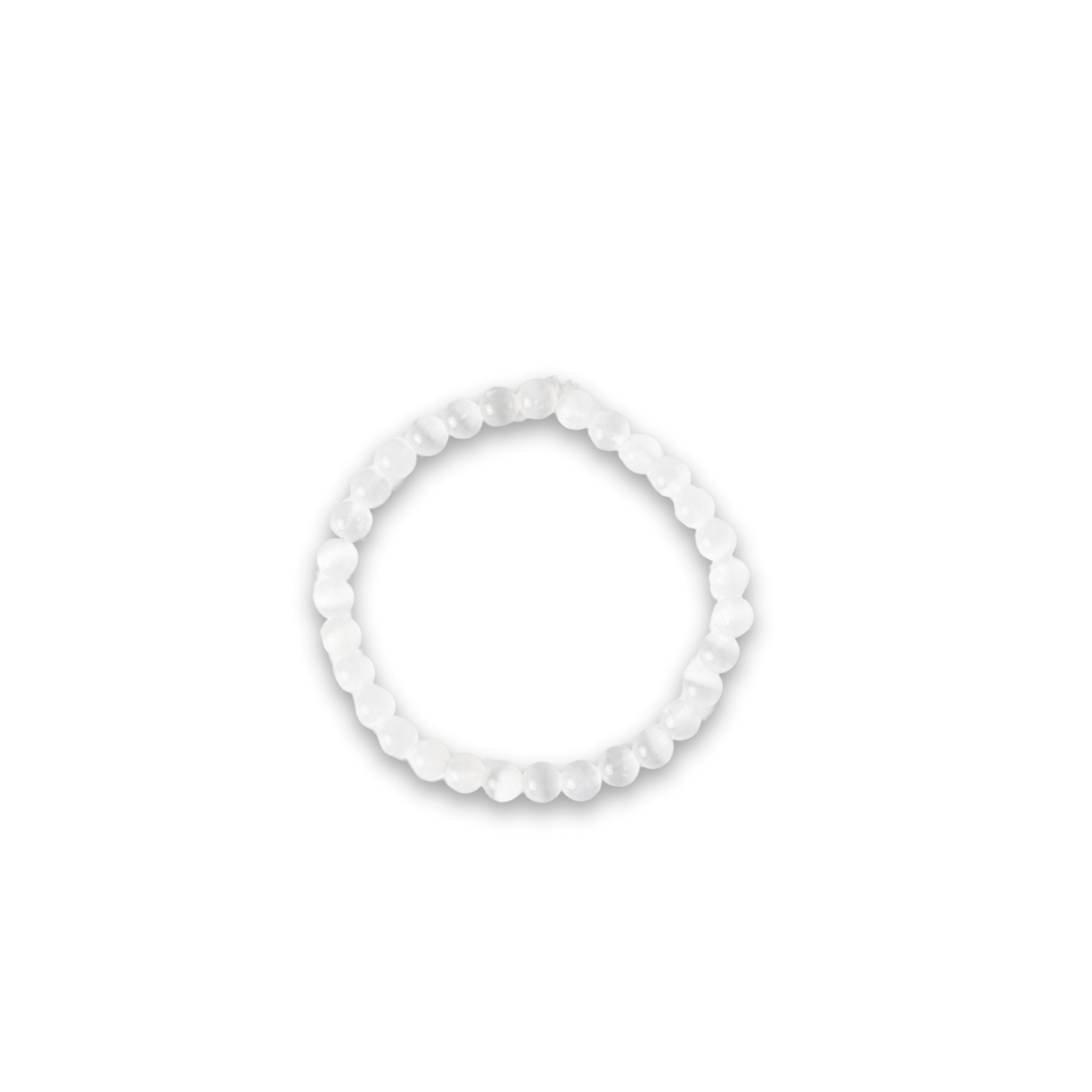 Purificare si Liniste - Bratara din Selenit Natural 6mm