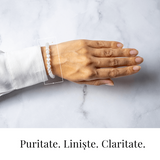 Purificare si Liniste - Bratara din Selenit Natural 6mm
