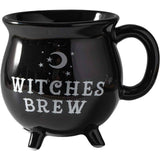 Cana model ceaun magic cu inscriptia Witches brew