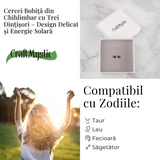 Cercei Argint 925 cu Chihlimbar rosu inchis Natural Rotund - Energie Solara, Delicatețe si Protectie