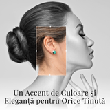Cercei Eleganti cu Carneol Natural Qadri