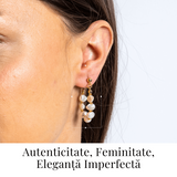 Imperfectiunea care fascineaza - Cercei cu perle baroc naturale