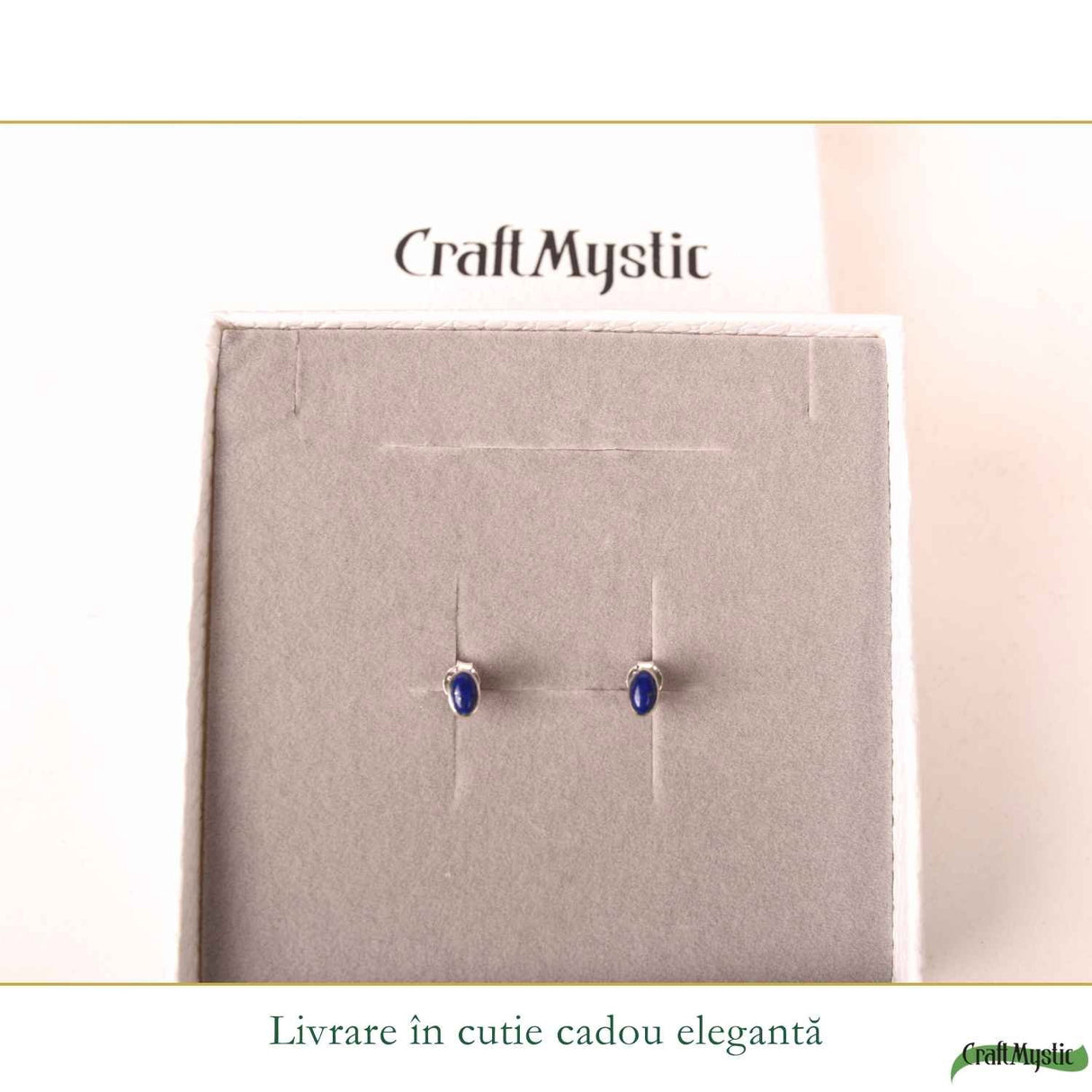 Cercei argint 925 lacrima cu Lapis Lazuli – claritate si incredere interioara