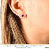 Cercei argint 925 lacrima cu Lapis Lazuli – claritate si incredere interioara