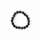 Energie si Protectie - Bratara din Obsidian Auriu Natural 10mm