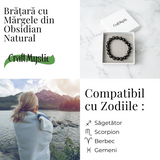 Energie si Protectie - Bratara din Obsidian Auriu Natural 10mm