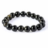 Energie si Protectie - Bratara din Obsidian Auriu Natural 10mm