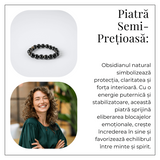 Energie si Protectie - Bratara din Obsidian Auriu Natural 10mm