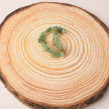 Clame pentru par in forma de semiluna cu piatra naturala semipretioasa Cuart galben pentru un look chic si vibratii pozitive