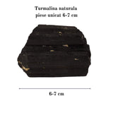 Cristal natural unicat de vindecare Turmalina neagra pietre brute 4-6 cm - Pentru energie pozitiva, protectie