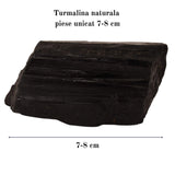 Cristal natural unicat de vindecare Turmalina neagra pietre brute 4-6 cm - Pentru energie pozitiva, protectie