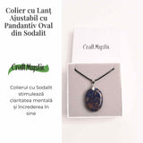Colier cu Sodalit Natural - Claritate si Conexiune Spirituala