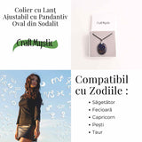 Colier cu Sodalit Natural - Claritate si Conexiune Spirituala