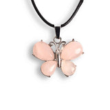 Colier ajustabil fluture cu ametist - Protecție și Eleganță