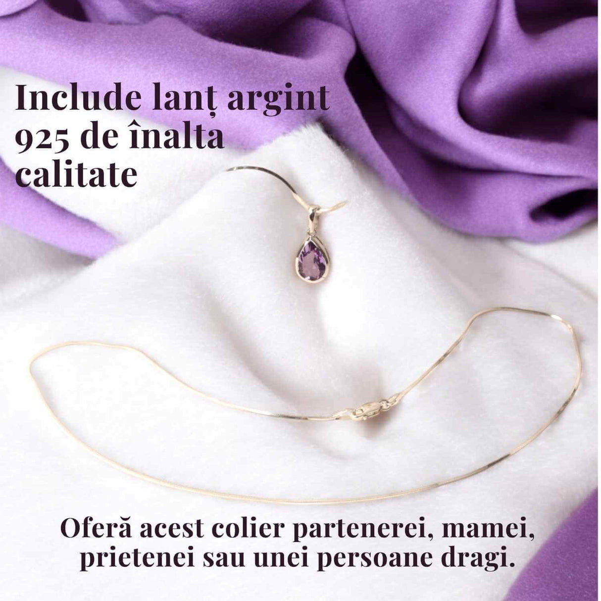 Colier argint 925 cu Rodocrozit gr 6.28