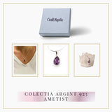 Colier argint 925 cu Rodocrozit gr 6.28
