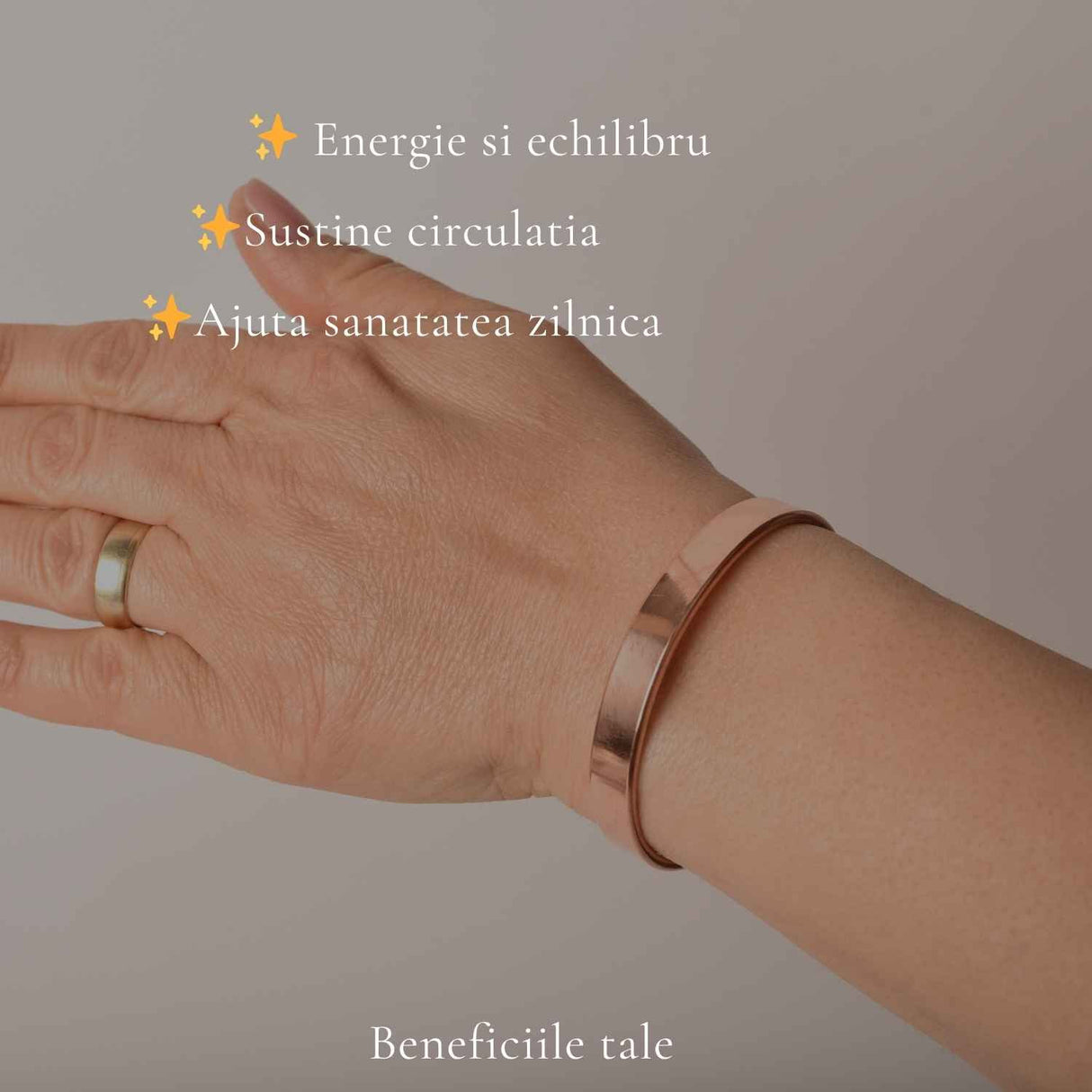 Bratara din Cupru – Energie Naturala si Echilibru Zilnic