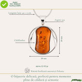 Colier Argint 925 cu Chihlimbar – Eleganta Naturala si Energie Solara
