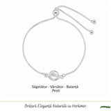 Bratara Argint 925 cu Herkimer Natural Neuniform – Claritate si Intuitie Autentica