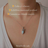 Colier Argint 925 cu Larimar – Calm si Energie Feminina