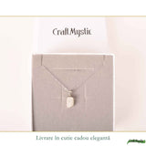 Colier Argint 925 cu Selenit – Claritate si Echilibru Spiritual