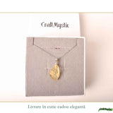 Colier Argint 925 cu Piatra Desertului Libian Neuniforma – Claritate si Protectie