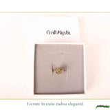 Inel argint 925 cu Pirita bruta – protectie si incredere personala