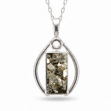 Colier Argint 925 cu Pirita Lacrima – Prosperitate si incredere Personala