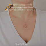 Colier Argint 925 cu Topaz Imperial Lacrima – Abundenta si incredere in Tine