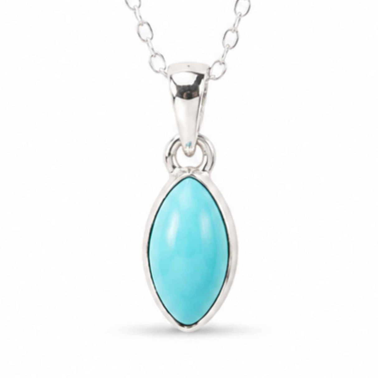 Colier Delicat Argint 925 cu Turcoaz Natural – Calm si Energie Pozitiva