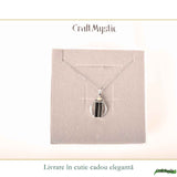 Cercei Argint 925 cu Turmalina Neagra – Protectie si Echilibru Zilnic