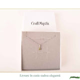 Colier Argint 925 cu Turmalina Verde Lacrima – Echilibru si Energie Naturala