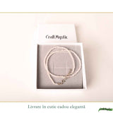 Choker argint 925 cuart roz – iubire de sine si echilibru emotional
