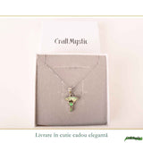 Colier Argint 925 cu Triplu Opal Etiopian – Magie, Inspiratie si Creativitate