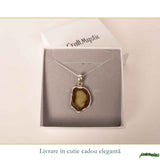 Colier Argint 925 Neuniform cu Chihlimbar Natural - Energie si Protectie Solara