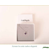 Colier Argint 925 Inima cu Ametist Natural – Calm, Iubire si Echilibru Interior