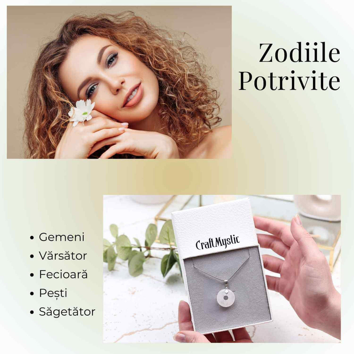 Colier Argintiu Cuart Transparent Forma Pi - Claritate si Energie Pura, Lungime Totala 50 cm, Diametru Pandantiv 20 mm