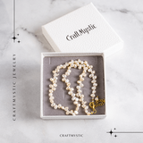 Colier choker cu perle design baroc - Eleganta naturala, mereu la moda